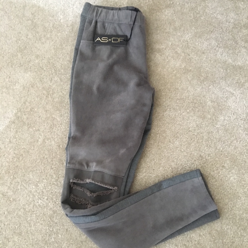AS by DF Destroyed Suede Leggings